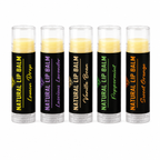 Natural Beeswax Lip Balms 5g - 6 Scents