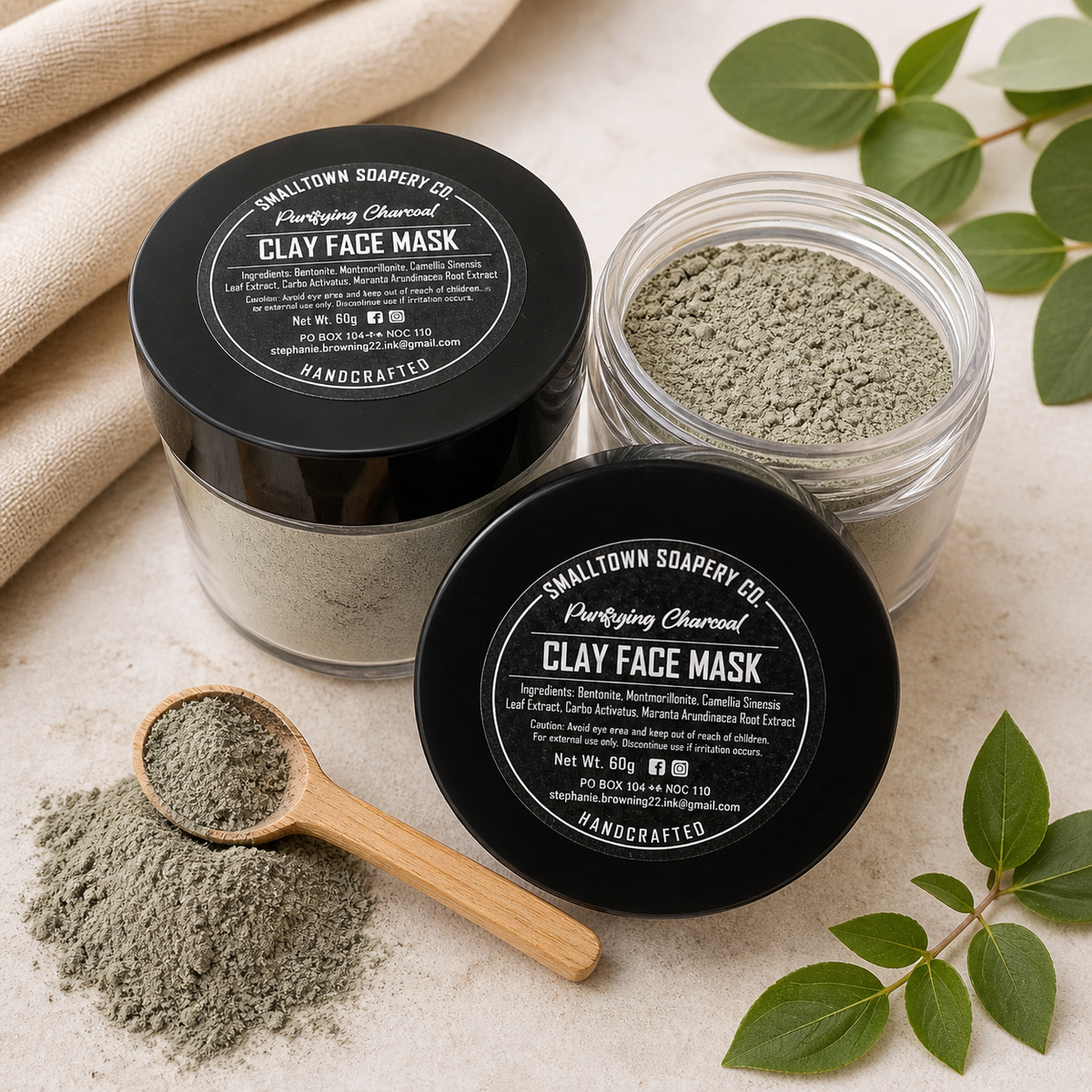 Purifying Charcoal Clay Face Mask