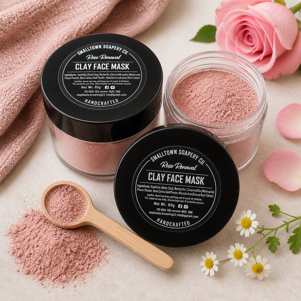 Rose Renewal Clay Face Mask