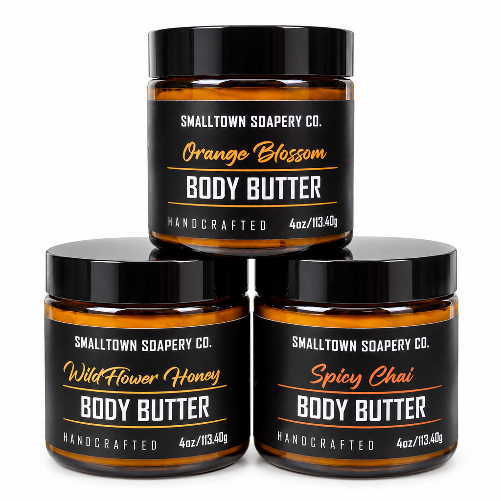 Whipped Body Butter 60g (4oz Jar) - 3 Scents