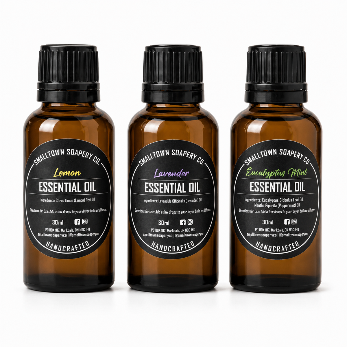 Essential Oils 30ml - 3 scents