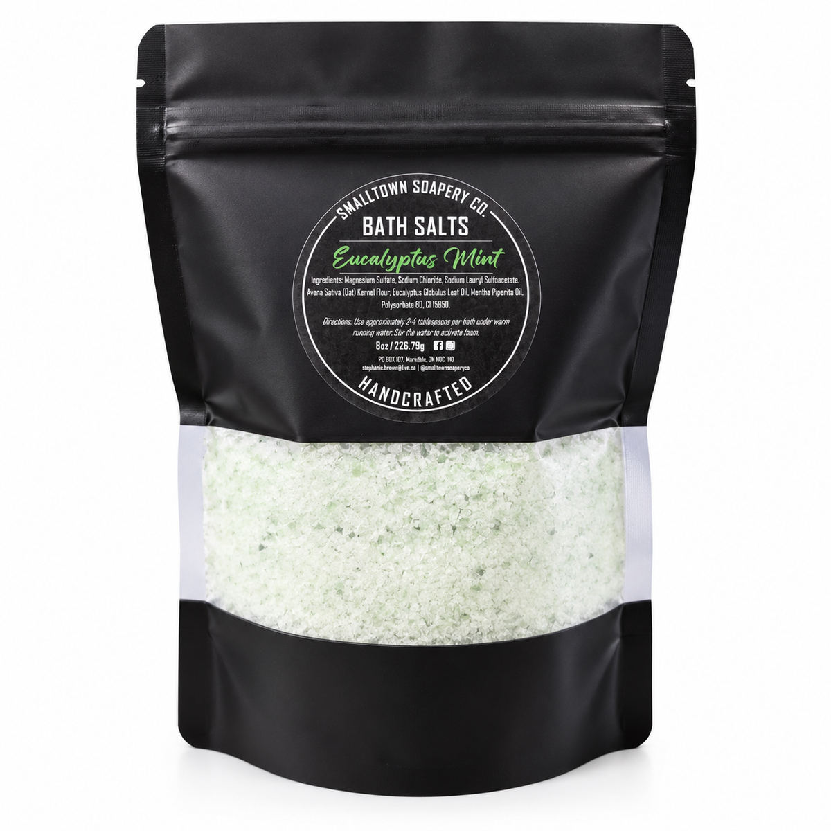 Foaming Bath Salts 8oz - various scents