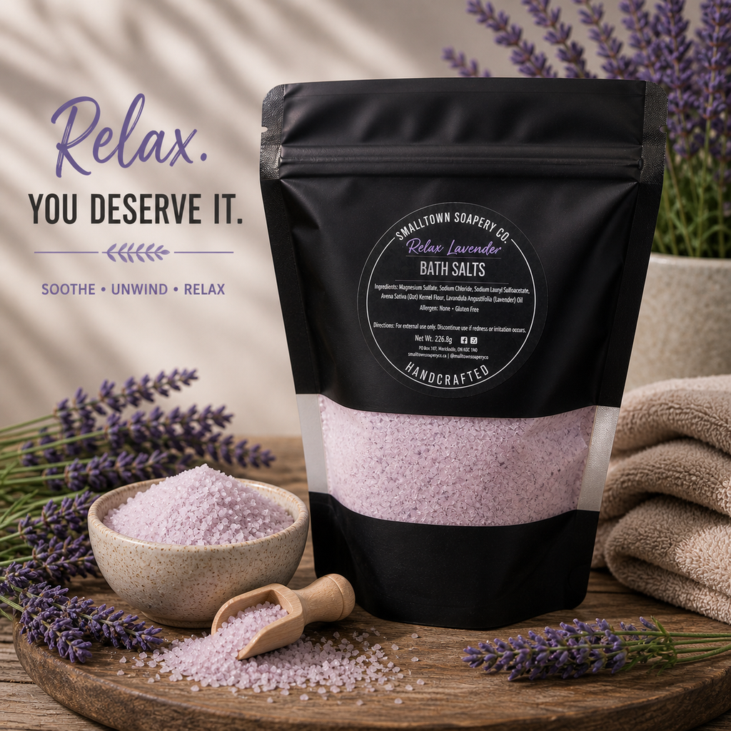 Foaming Bath Salts 8oz - various scents