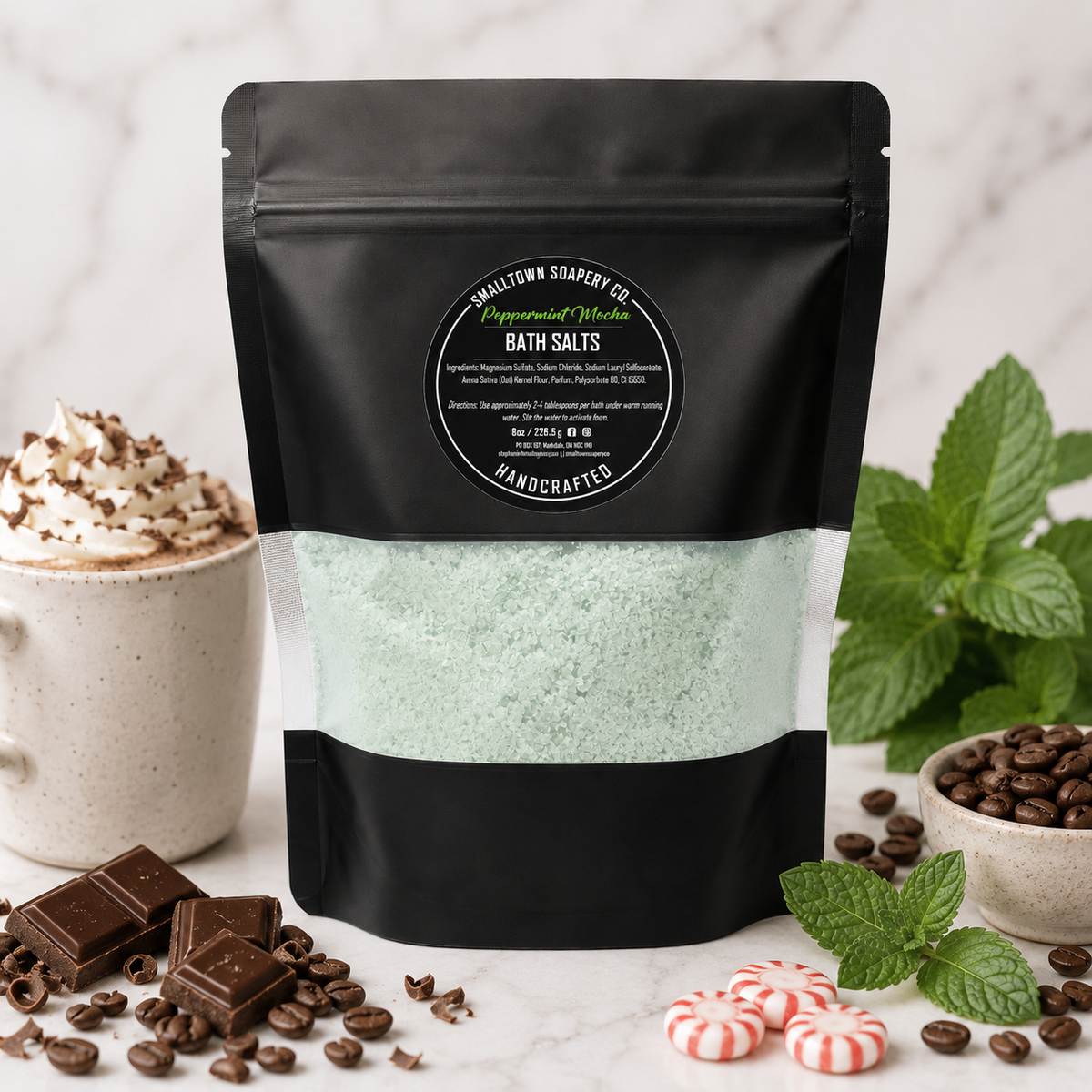 Foaming Bath Salts 8oz - various scents