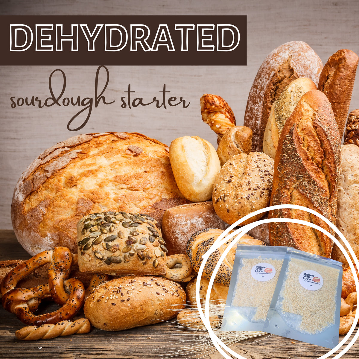 Dehydrated Sourdough Starter 1oz