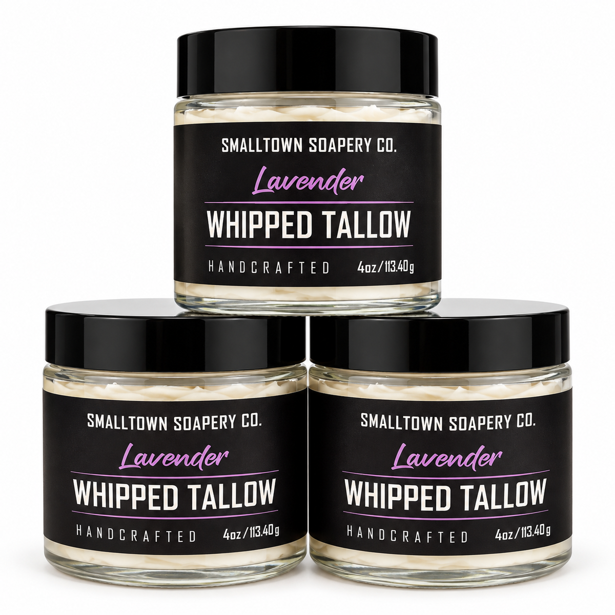 Whipped Tallow Butter 60g (4oz Jar) - various scents